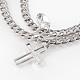 304 Stainless Steel Pendant Necklaces NJEW-F209-14-6