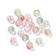 Frosted Glass Beads GLAA-P029-07B-1
