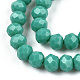 Opaque Solid Color Glass Beads Strands EGLA-A034-P4mm-D31-3