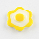 Flower Resin Cabochons CRES-R175-17-1