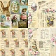 24 Sheets 12 Patterns Easter Themed Scrapbook Paper Pads EAER-PW0001-212-3