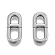 201 Stainless Steel Connector Charms STAS-N099-13-1