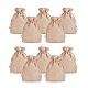 Bolsas de embalaje de arpillera de élite pandahall mochilas saco ABAG-PH0001-14x10cm-05-2