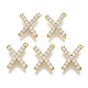 Латунные микро проложить кубического циркония подвески KK-T060-05-X-G-NF-1