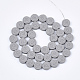 Vaporisez peints non-magnétiques synthétiques perles d'hématite brins G-T124-33B-4