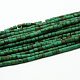 Chapelets de perles heishi en turquoise synthétique mate X-G-A132-05-2
