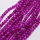 Natural Agate Beads Strands G-G583-6mm-M-2