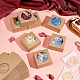 NBEADS 24 Pcs Kraft Paper Boxes with Window CON-WH0078-29B-4