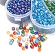 1730pcs 9 style 6/0 perles de rocaille rondes en verre SEED-YW0002-04-2