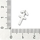 Pendentifs de placage en laiton KK-Q810-04L-P-3