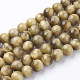 Natürliche Gold Tigerauge Perlen Stränge G-C076-10mm-1AA-1