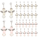 Pandahall elite 40pcs 2 pendentifs en alliage de couleurs HJEW-PH0001-61-1