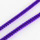11.8インチパイプクリーナー  DIYシェニールステム見掛け倒しガーランドクラフトワイヤー  暗紫色  300x5mm AJEW-S007-07-2