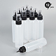 Benecreat 12 packs 4 oz squeeze écrivain flacons applicateurs flacons avec aiguilles en fer et étiquettes autocollantes pour emporte-pièces TOOL-BC0008-67C-5