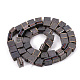 Electroplate Non-magnetic Synthetic Hematite Beads Strands G-Q986-006D-2
