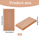 中密度繊維板 (MDF) シート  フォトフレームアクセサリー用  長方形  淡い茶色  19.9x10x1.5cm DIY-WH0304-798A-2