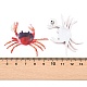Legierung Emaille-Ohrstecker&nbsp;EJEW-P334-02-3