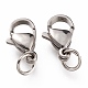 304 Stainless Steel Lobster Claw Clasps STAS-G240-01D-P-2