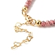 Bracelets de perles de jade de malaisie naturelle (teint) pour femmes ou hommes BJEW-JB07791-02-5