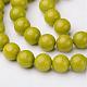 Chapelets de perles en jade Mashan naturel G-K151-10mm-41-3