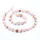 Chapelets de perles en opale rose naturelle G-E569-C18-2
