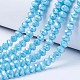 Chapelets de perles en verre électroplaqué EGLA-A034-P6mm-B15-1
