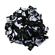 ポリエステル服のサイズラベル（2xl）  織りクラフトクラフトラベル  衣類縫製用  ブラック  38x15x0.4mm  500個/袋 FIND-WH0003-76A-3