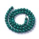 Chapelets de perles en malachite synthétique G-F627-09-B-2
