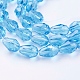 Chapelets de perles en verre X-GLAA-R024-11x8mm-7-3