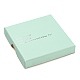 Boîte à bijoux carrée en papier cartonné CON-D014-02C-01-1