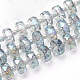 Hilos de perlas de vidrio electroplat EGLA-Q092-10mm-D08-1