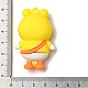 Duck with Frog PVC Plastic Cartoon Big Pendants PVC-G005-03-3