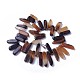 Dyed Natural Agate Beads Strands G-F595-G02-2