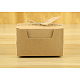 Boîte cadeau en papier kraft X-CON-WH0022-04-2