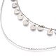 304 Stainless Steel Chain Tiered Necklaces NJEW-JN02244-02-2