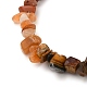 Natural Gemstone Beaded Anklets & Stretch Bracelets Jewelry Sets SJEW-JS01133-5