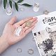 FINGERINSPIRE 6Pcs Clear Acrylic Jewelry Display Stand Ring Showcase Display Holder 3Pcs/Set(3 Heights RDIS-FG0001-05-3
