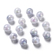 Perle acriliche opache bicolore SACR-P024-01B-W11-1