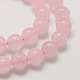 Chapelets de perles en quartz rose naturel X-G-P281-02-10mm-3