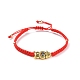 Bracelets ajustables en perles tressées en nylon BJEW-JB09057-4