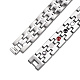 SHEGRACE Stainless Steel Panther Chain Watch Band Bracelets JB675A-5
