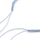 Изготовление плетеных браслетов из нейлоновой нити AJEW-JB00922-03-3