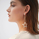 Brass Clip-on Earring Findings KK-PH0035-84-7