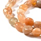 Natürliche sunstone Perlen Stränge G-G018-18A-3
