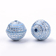 Perles acryliques plaquées PACR-Q115-18-2