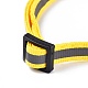 Collar reflectante de poliéster ajustable para perros / gatos MP-K001-A11-3