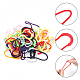 FINGERINSPIRE 60Pcs 10 Colors Plastic Replacement Pull Tab Accessories FIND-FG0001-15-4
