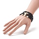 6Pcs 6 Style Natural Shell & Glass Star & Round Beaded Stretch Bracelets Set for Women BJEW-JB09945-02-5