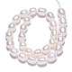 Fili di perle di perle d'acqua dolce coltivate naturali PEAR-N012-05L-2