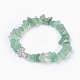 Natürliche grüne Aventurin Perlen Stretch-Armbänder BJEW-JB03926-08-1